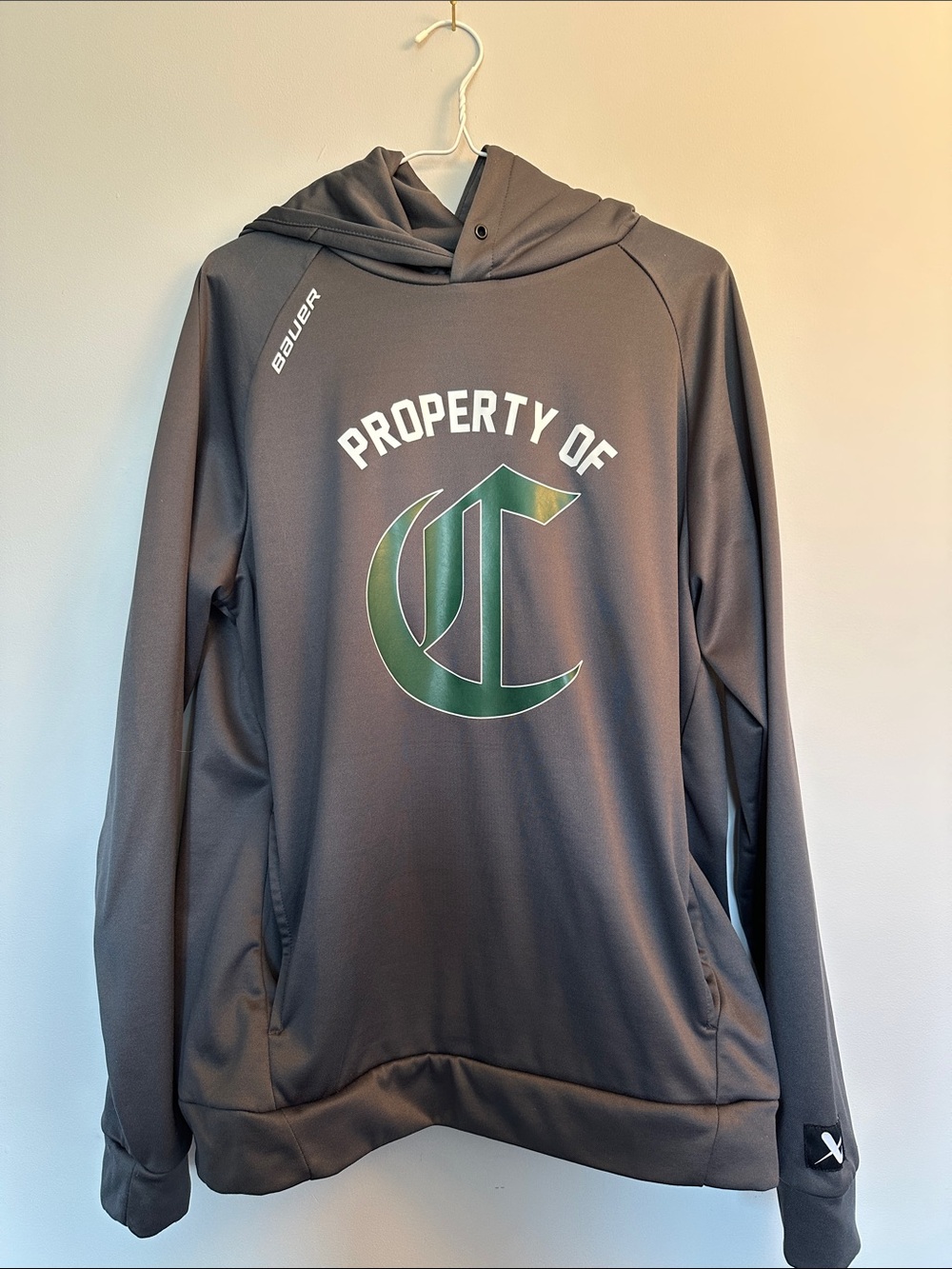 Bauer Property of Sherwood Park Crusaders Hockey Performance Hoodie Size Large